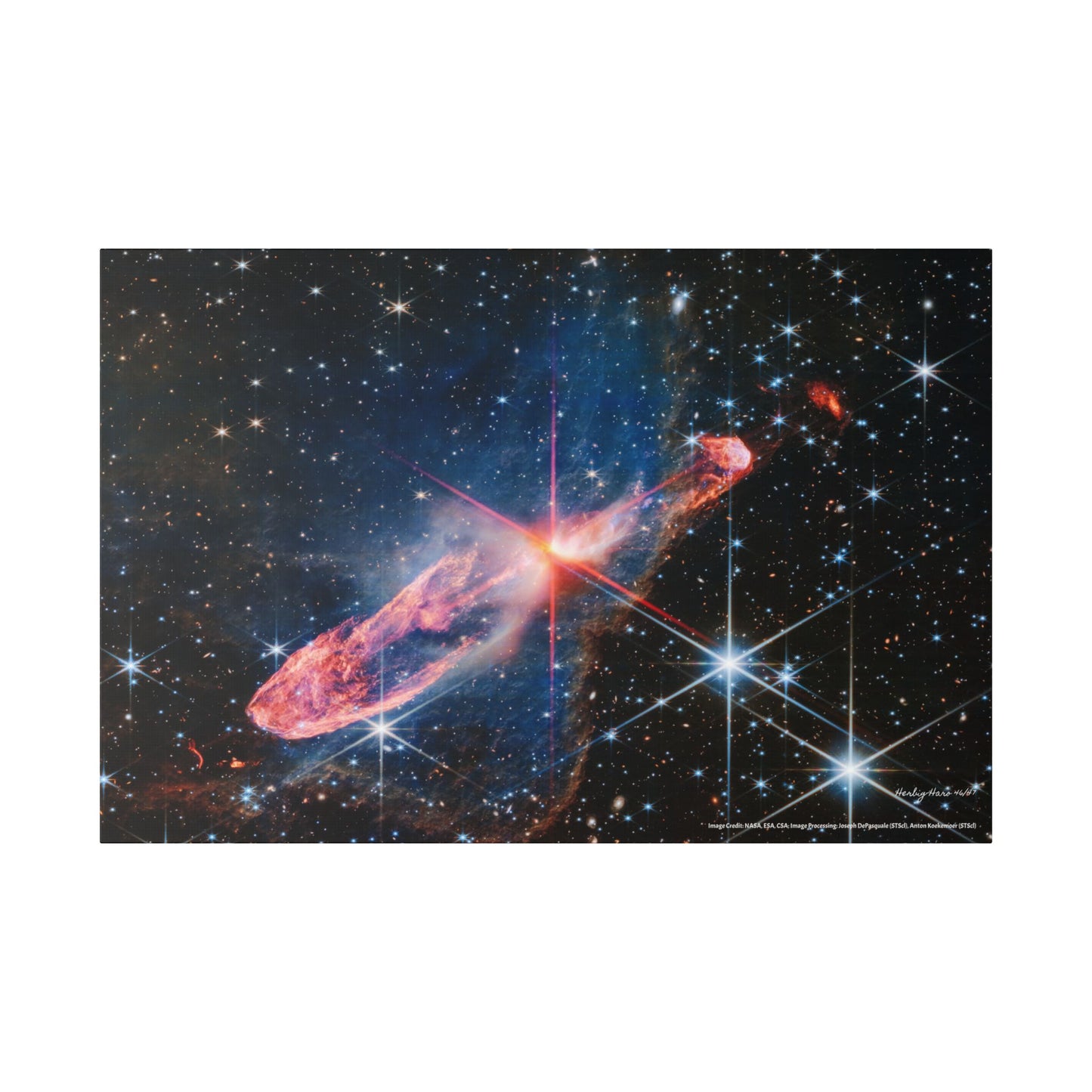Herbig-Haro 46/47, Canvas Wall Art