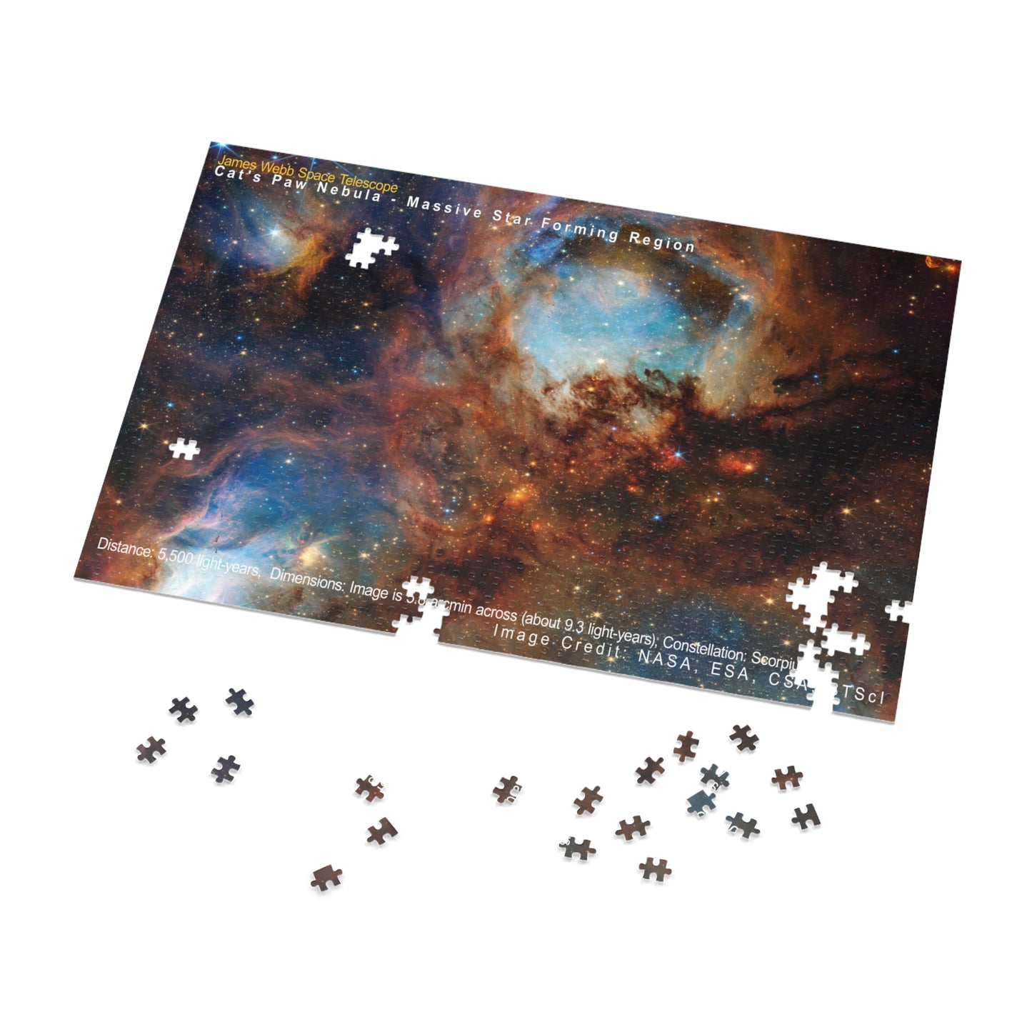 Cat's Paw Nebula, Jigsaw Puzzle