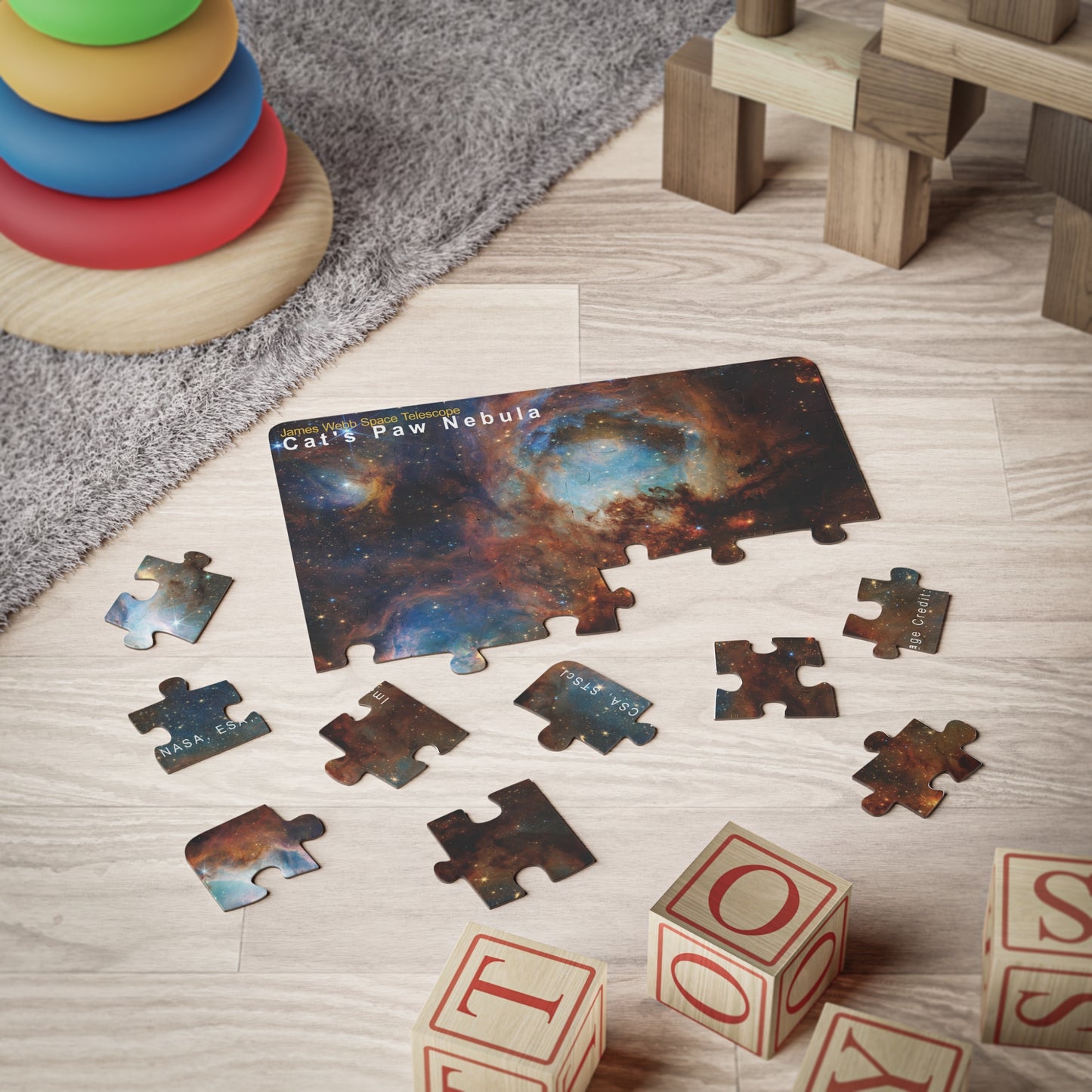 Cat's Paw Nebula, Kids' Puzzle