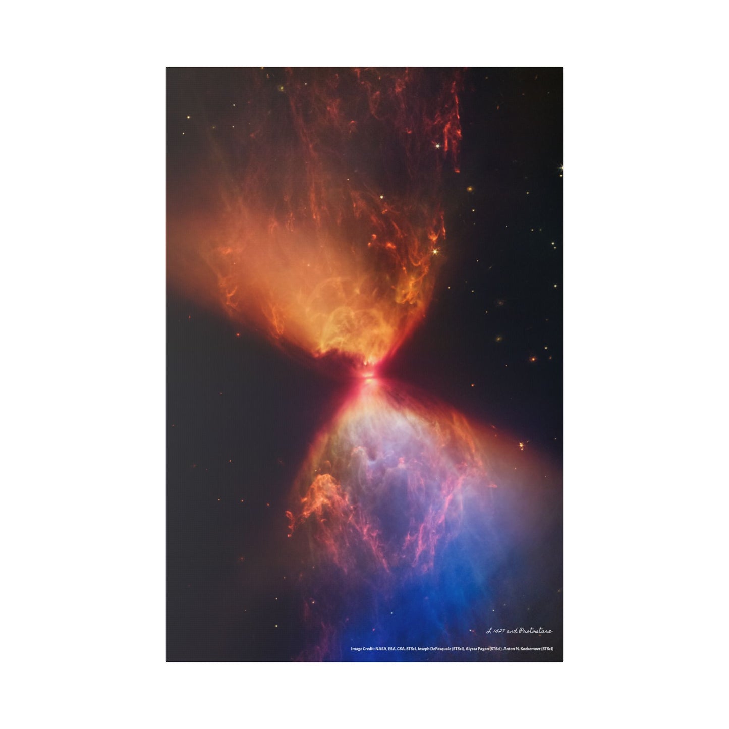 L 1527 and Protostar, Canvas Wall Art