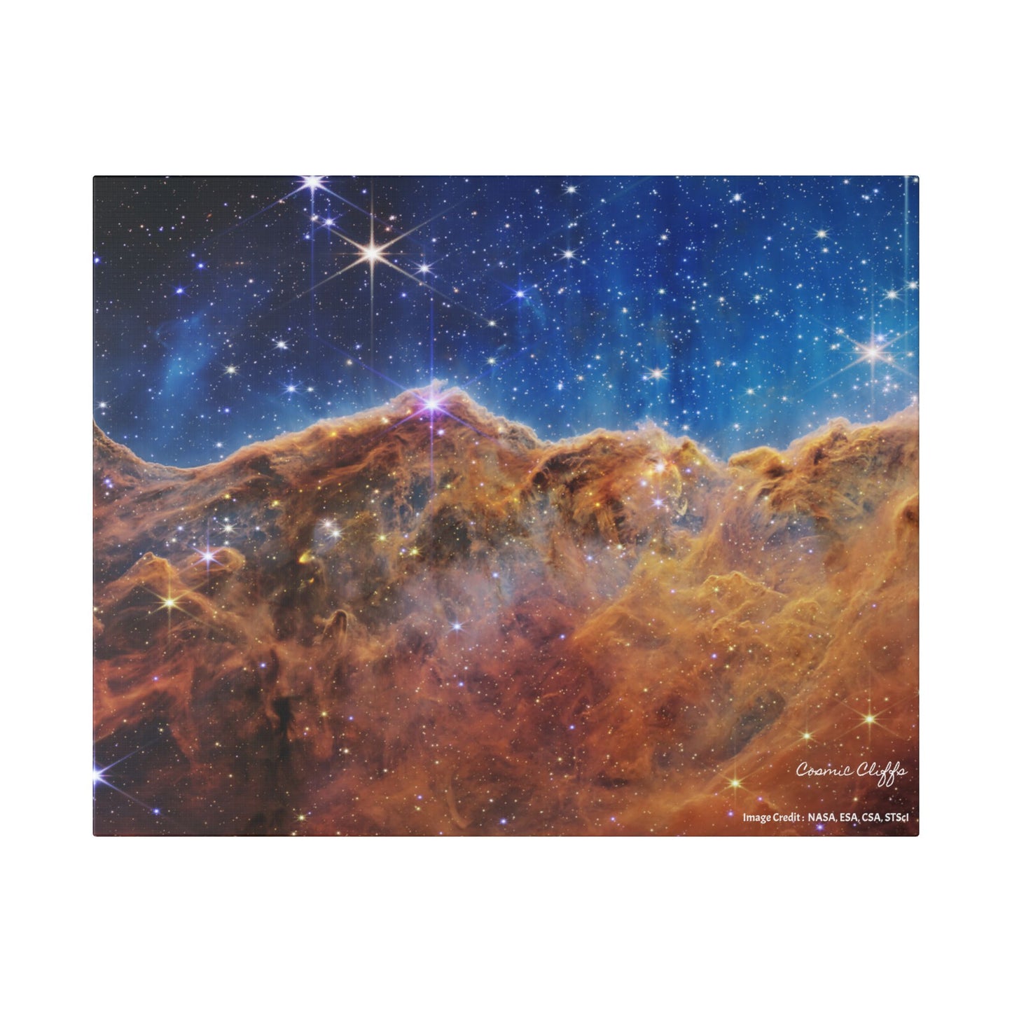 Cosmic Cliffs, Canvas Wall Art