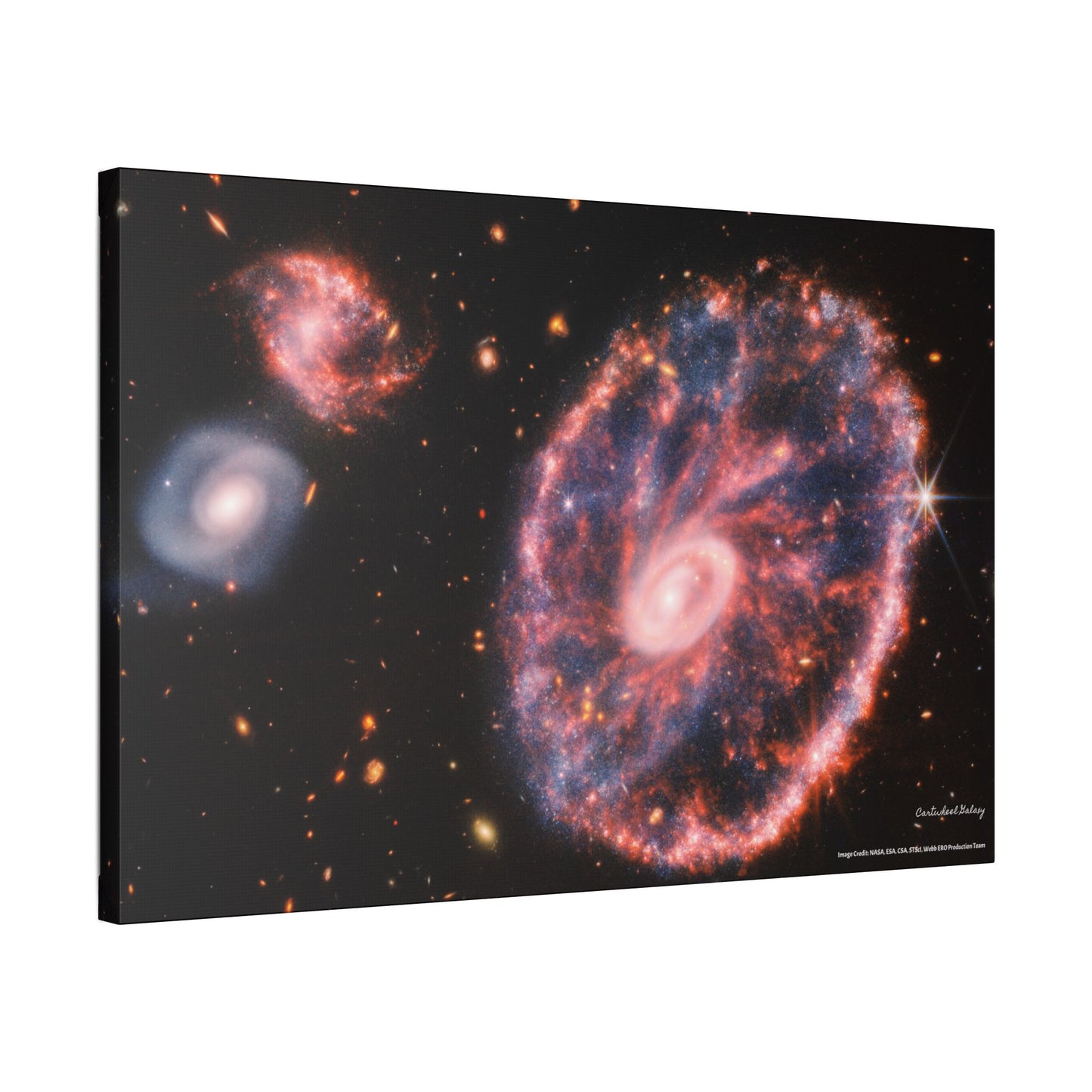 Cartwheel Galaxy, Canvas Wall Art