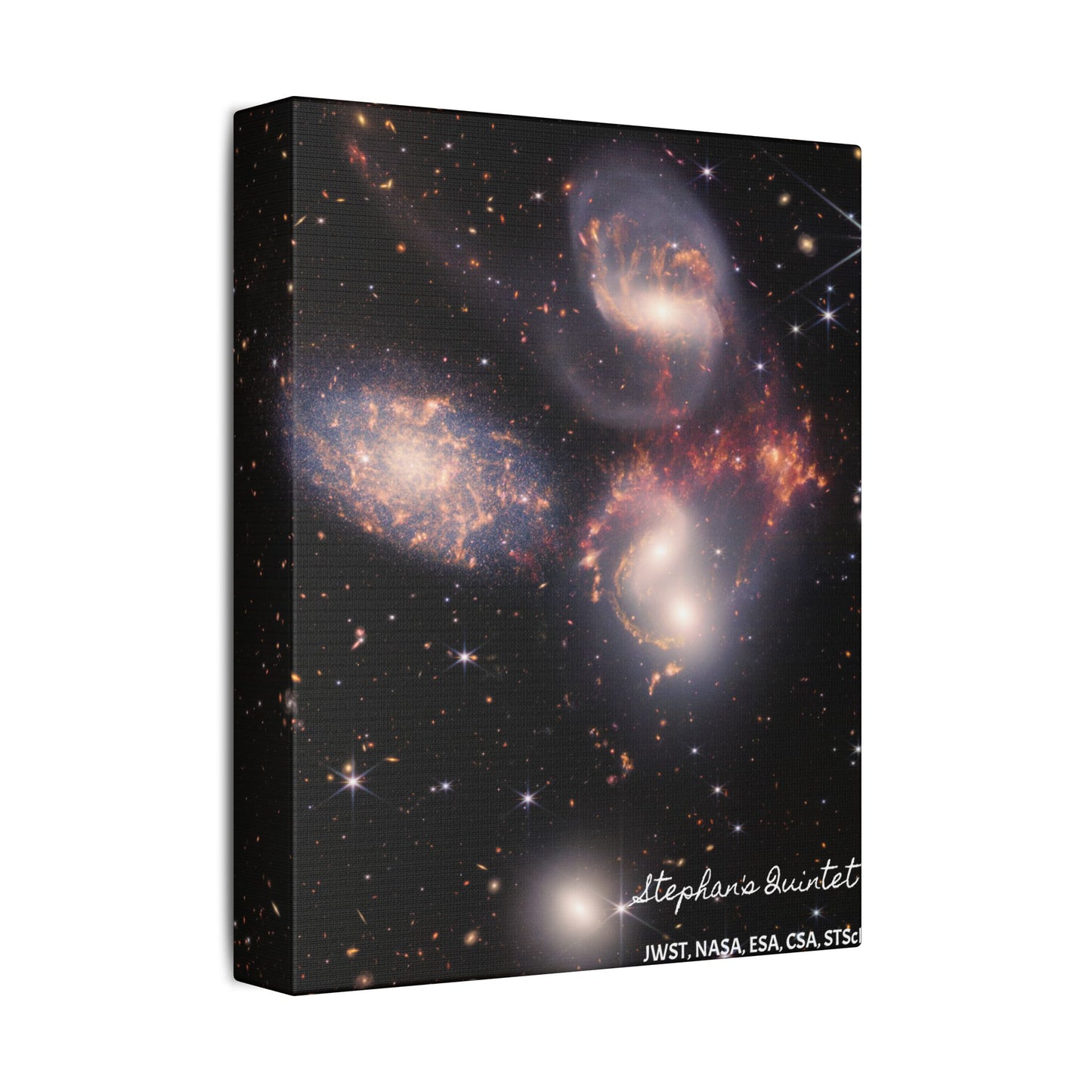 Stephan's Quintet, Canvas Wall Art
