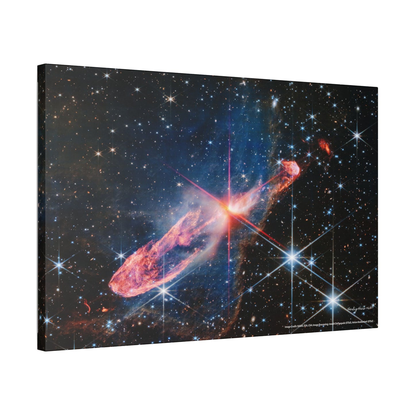 Herbig-Haro 46/47, Canvas Wall Art