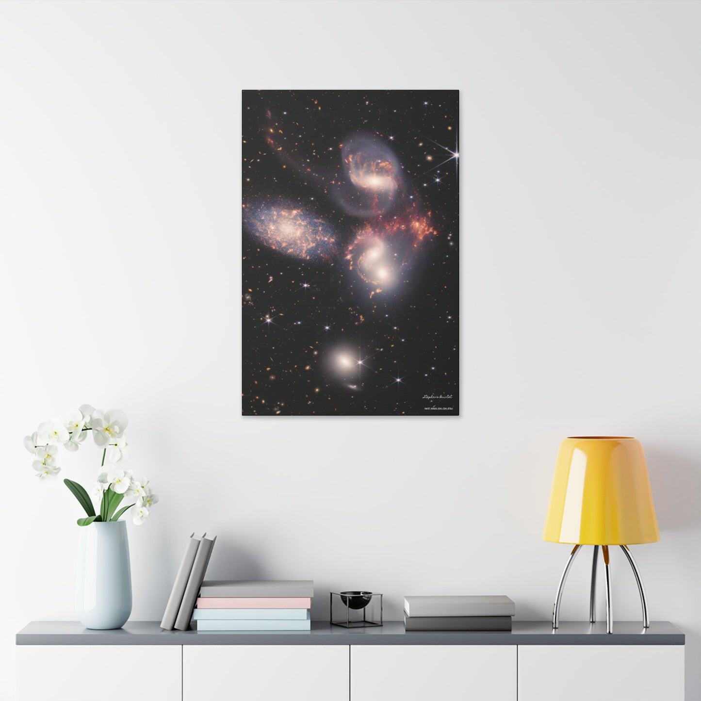 Stephan's Quintet, Canvas Wall Art