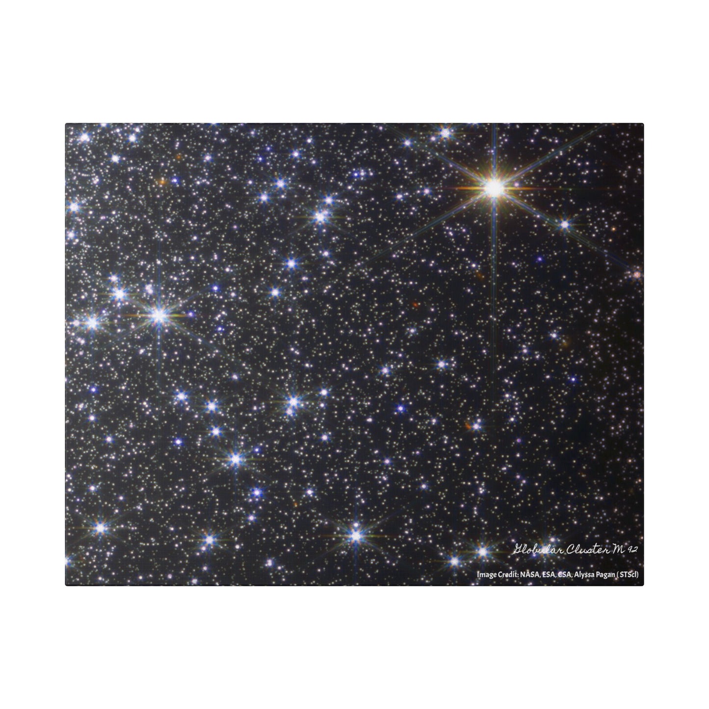 Globular Cluster M92, Canvas Wall Art