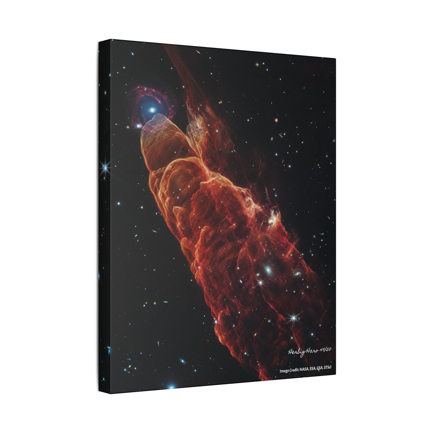 Herbig-Haro 49/50, Canvas Wall Art
