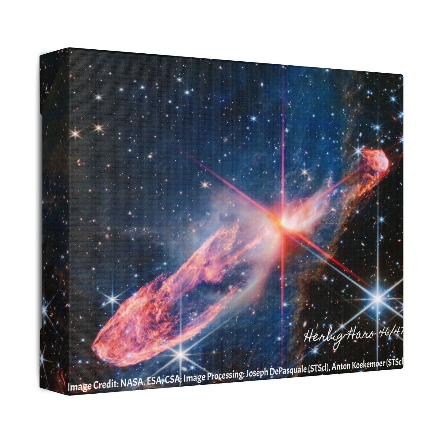 Herbig-Haro 46/47, Canvas Wall Art