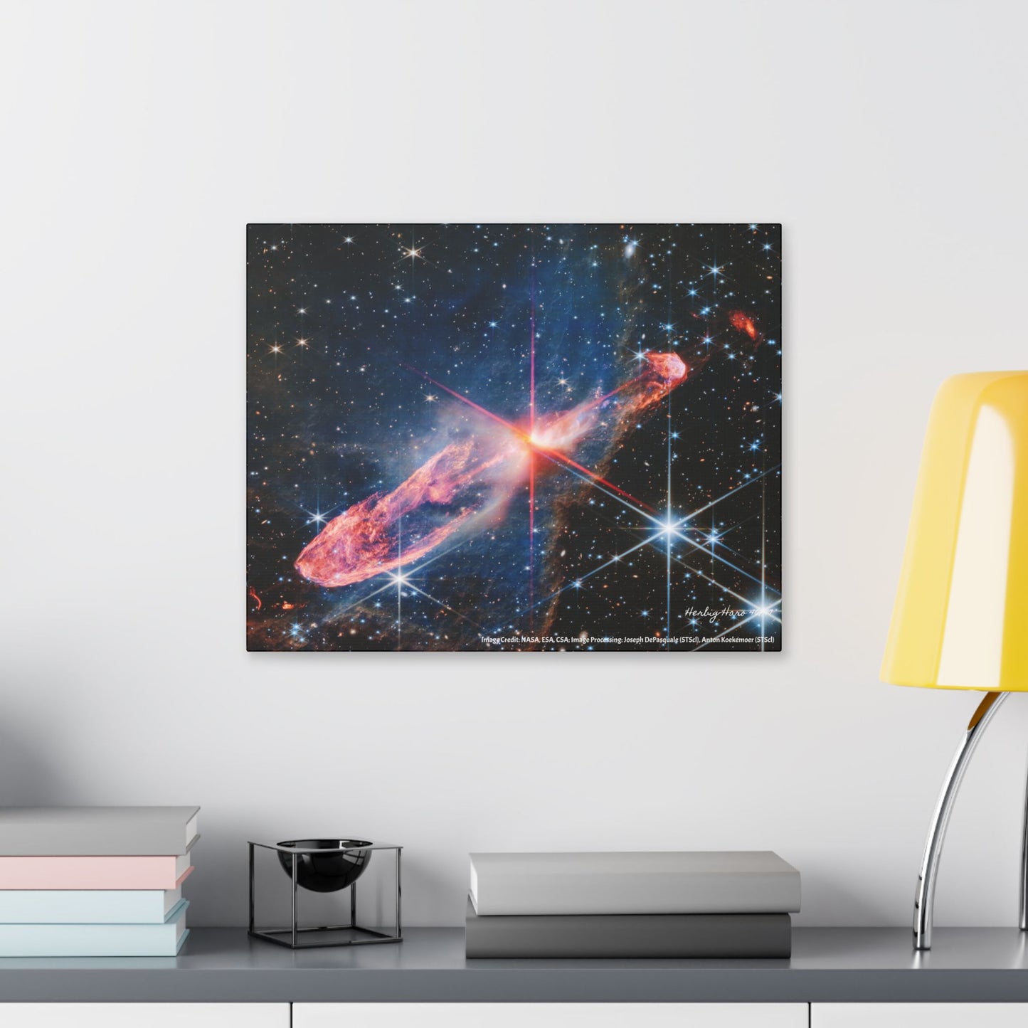 Herbig-Haro 46/47, Canvas Wall Art