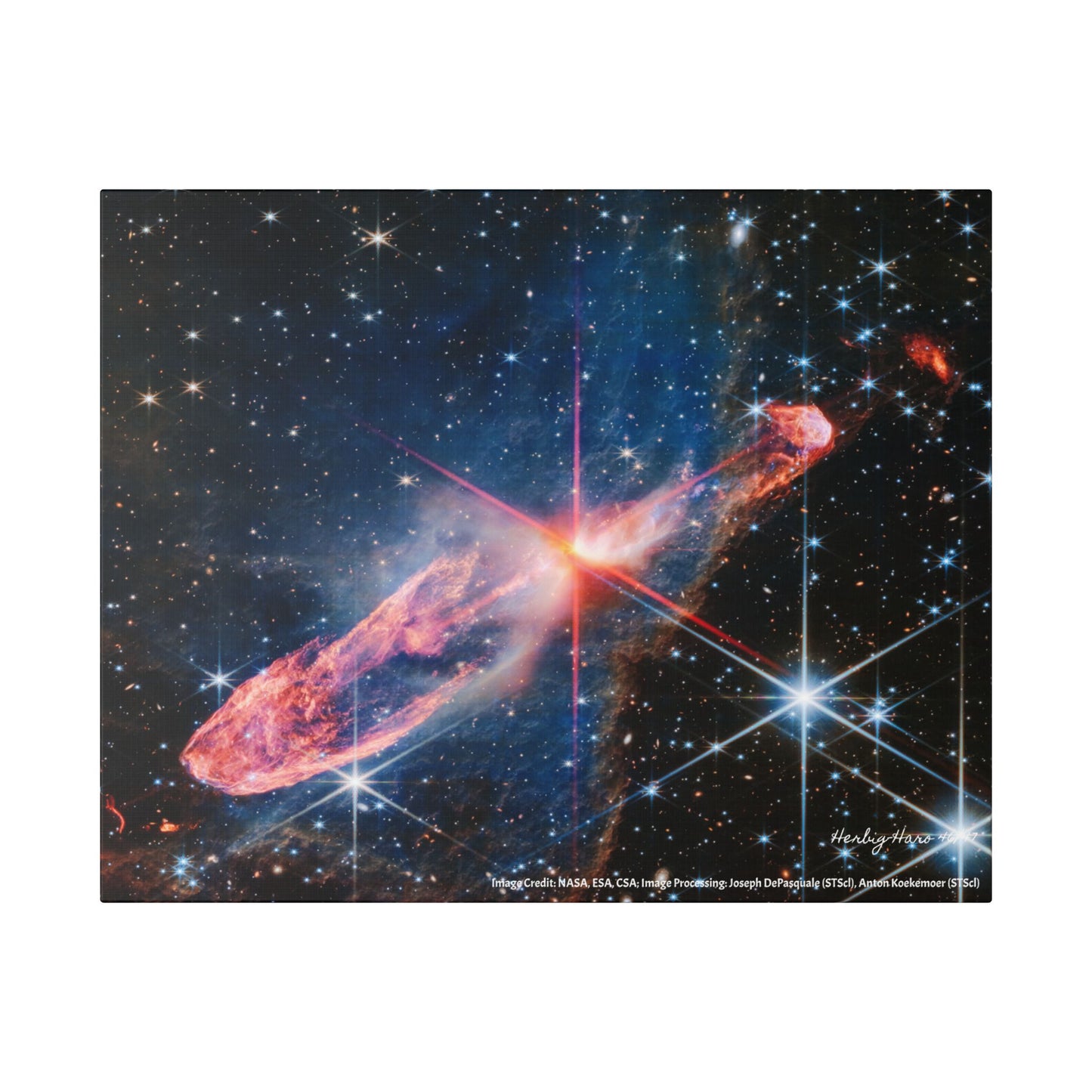 Herbig-Haro 46/47, Canvas Wall Art