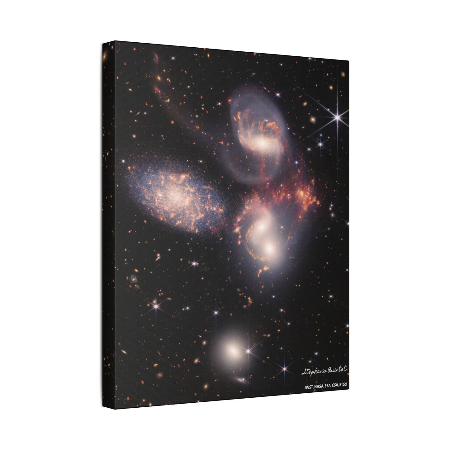 Stephan's Quintet, Canvas Wall Art