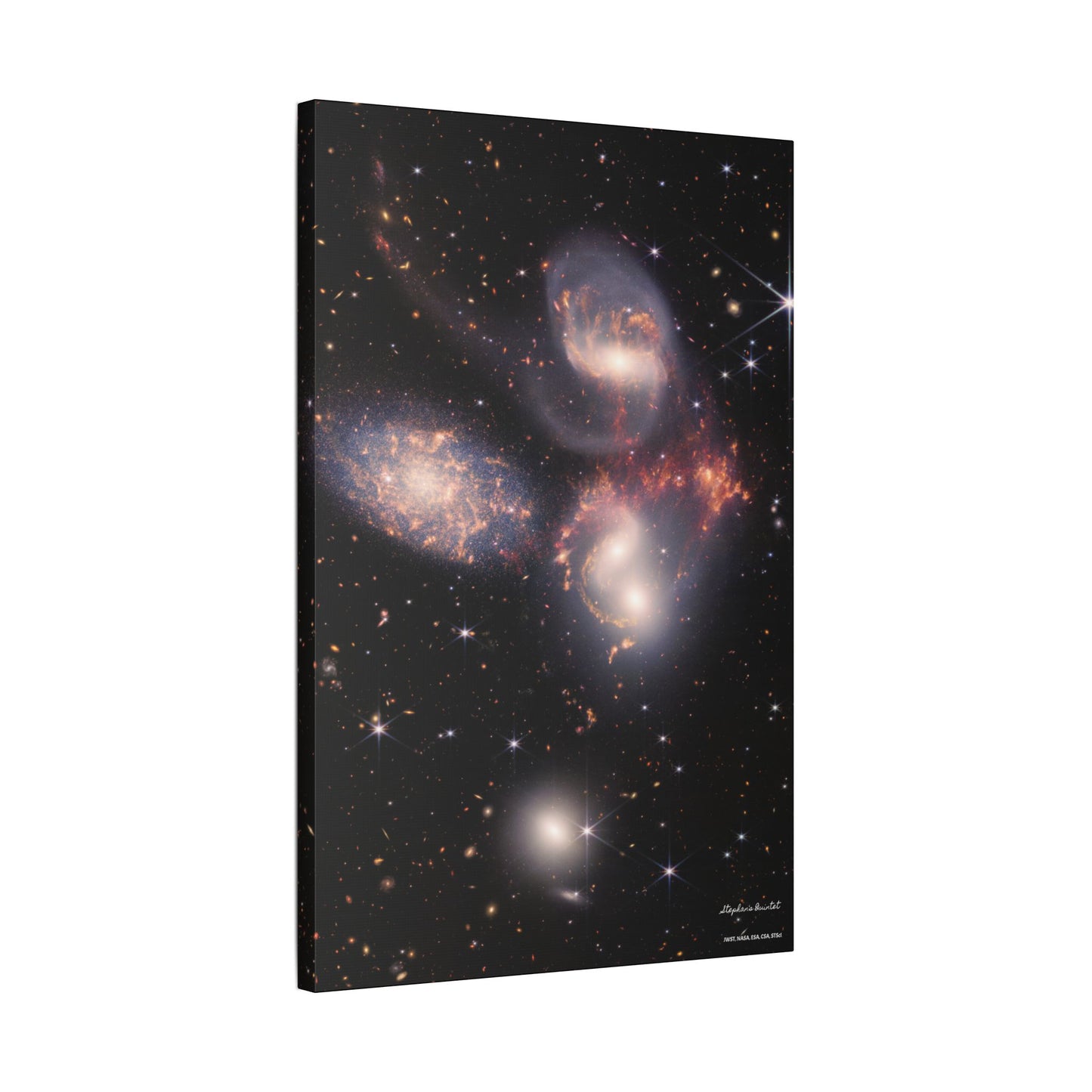 Stephan's Quintet, Canvas Wall Art
