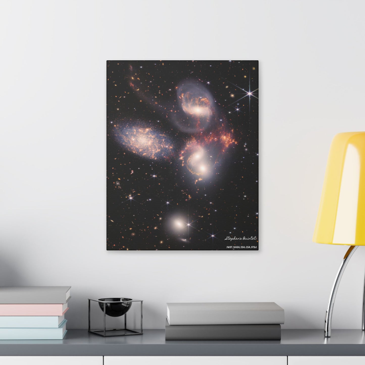Stephan's Quintet, Canvas Wall Art