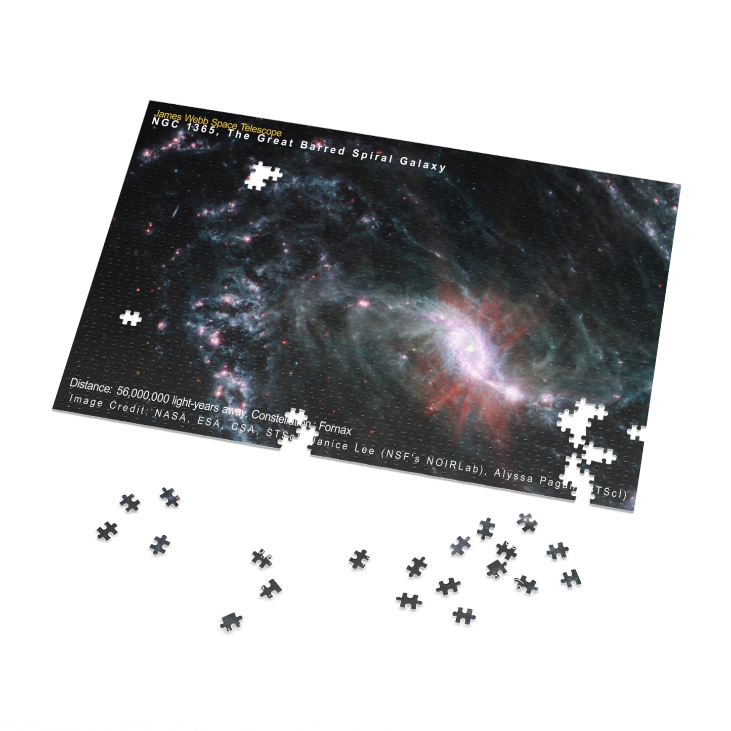 The Great Barred Spiral Galaxy, Jigsaw Puzzle