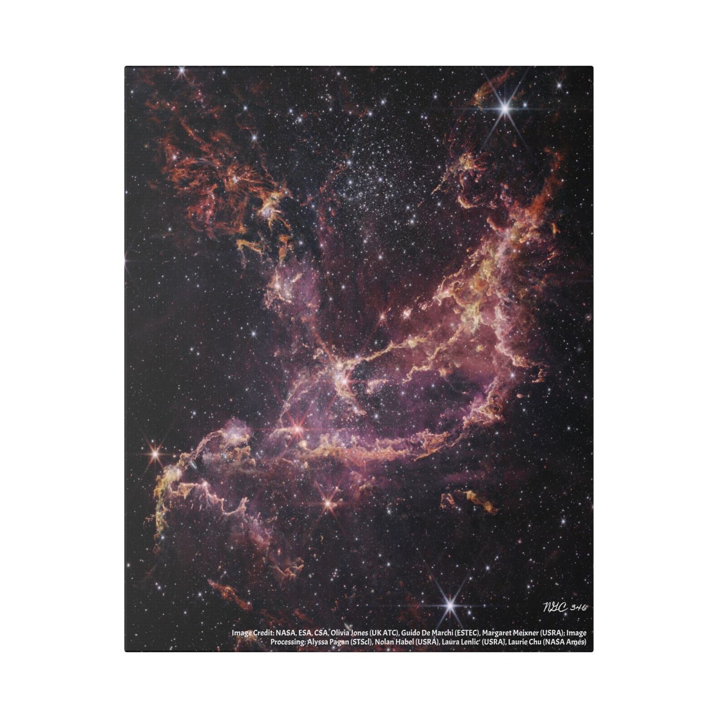 NGC 346, Canvas Wall Art