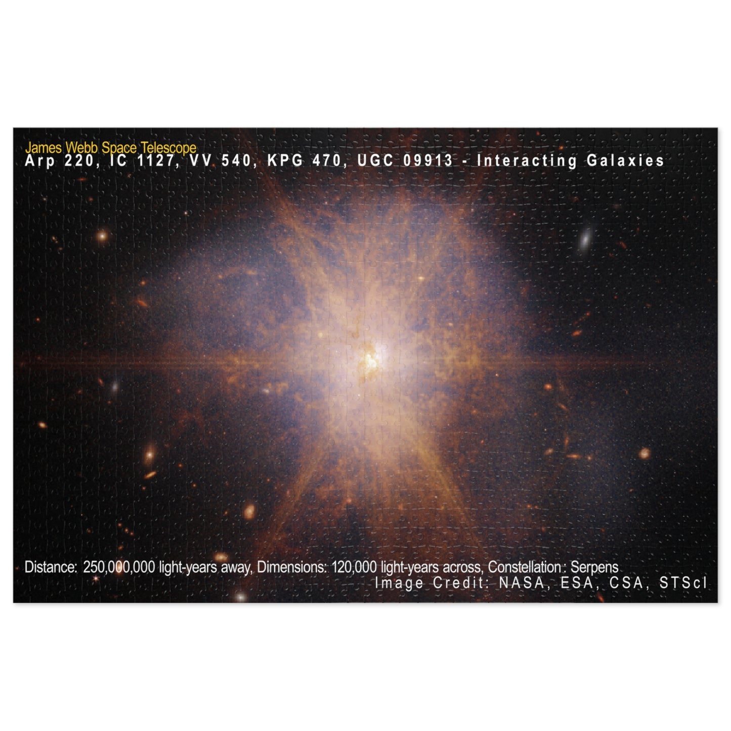 Arp 220, Jigsaw Puzzle