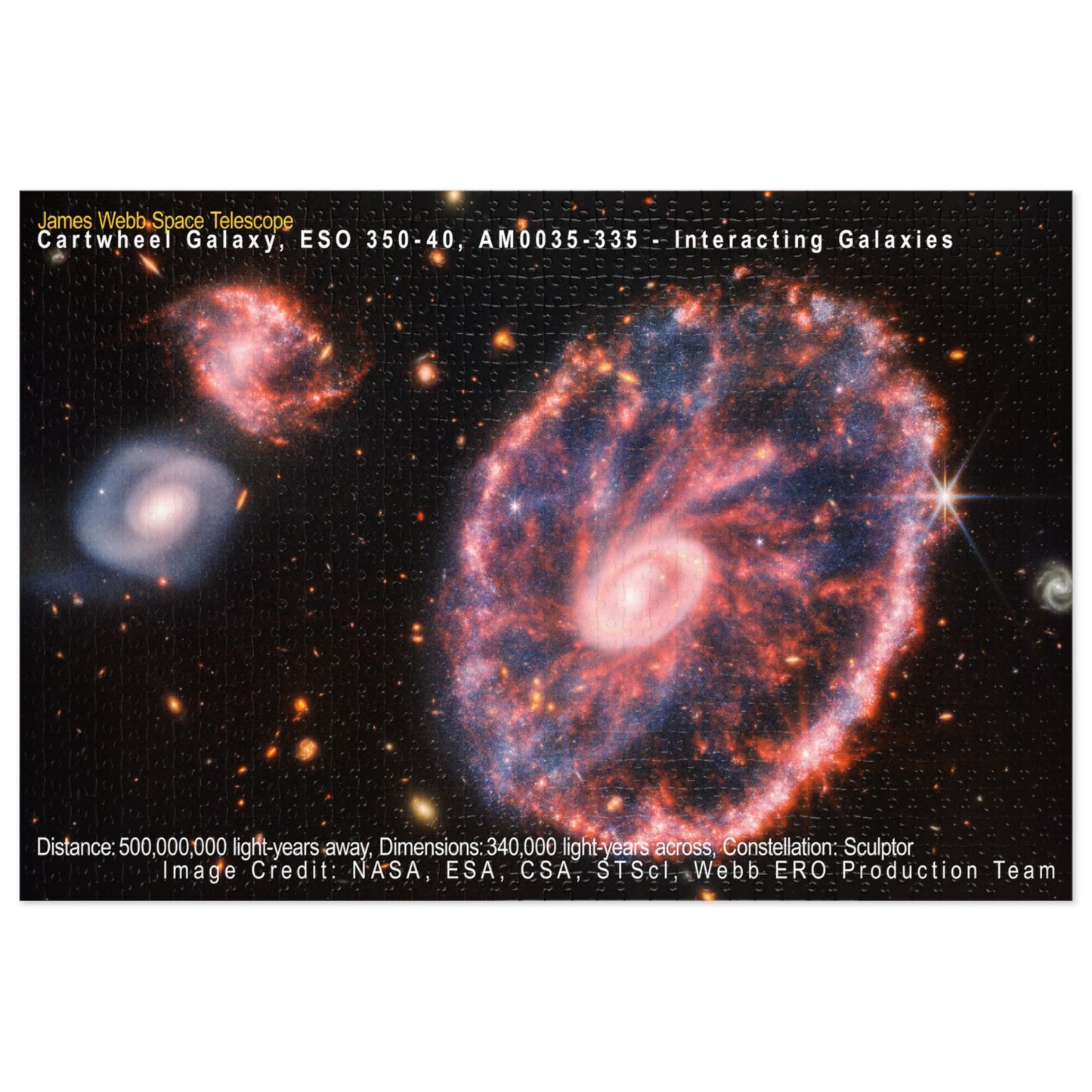 Cartwheel Galaxy, Jigsaw Puzzle