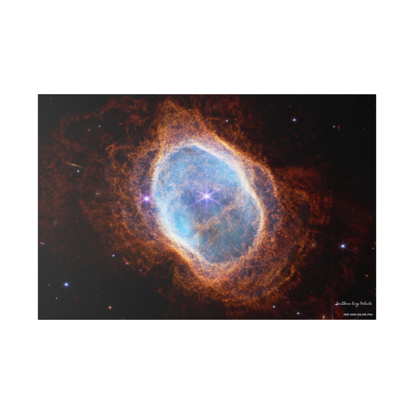 Southern Ring Nebula, Canvas Wall Art