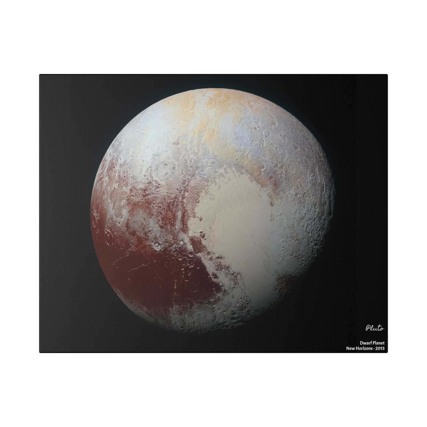 Pluto, Canvas Wall Art