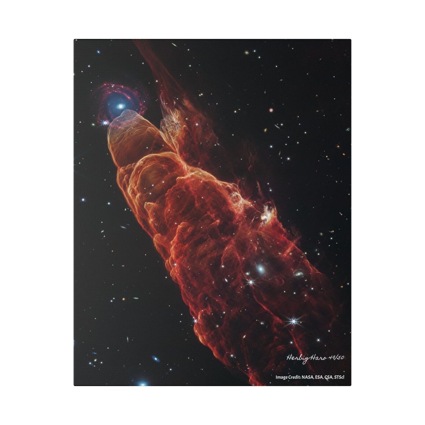 Herbig-Haro 49/50, Canvas Wall Art