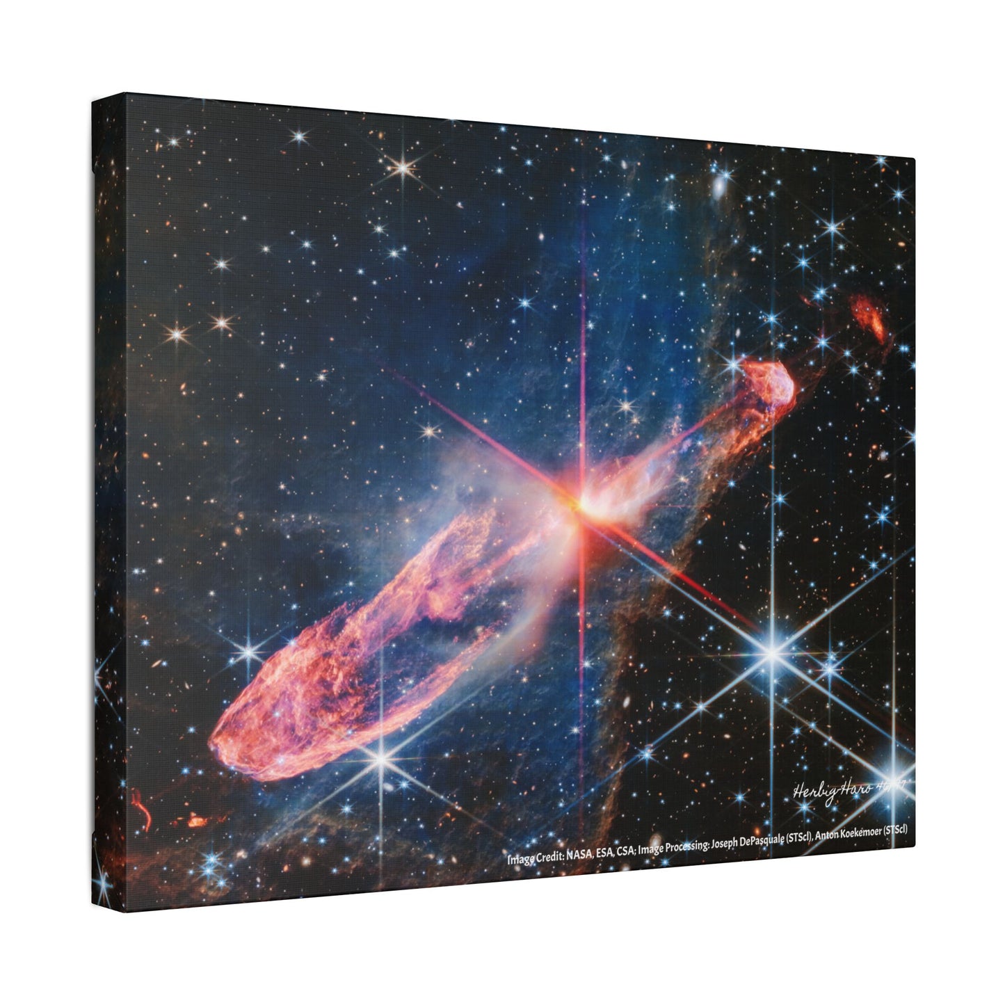 Herbig-Haro 46/47, Canvas Wall Art