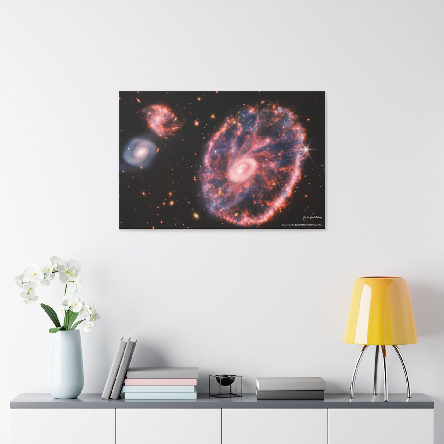 Cartwheel Galaxy, Canvas Wall Art