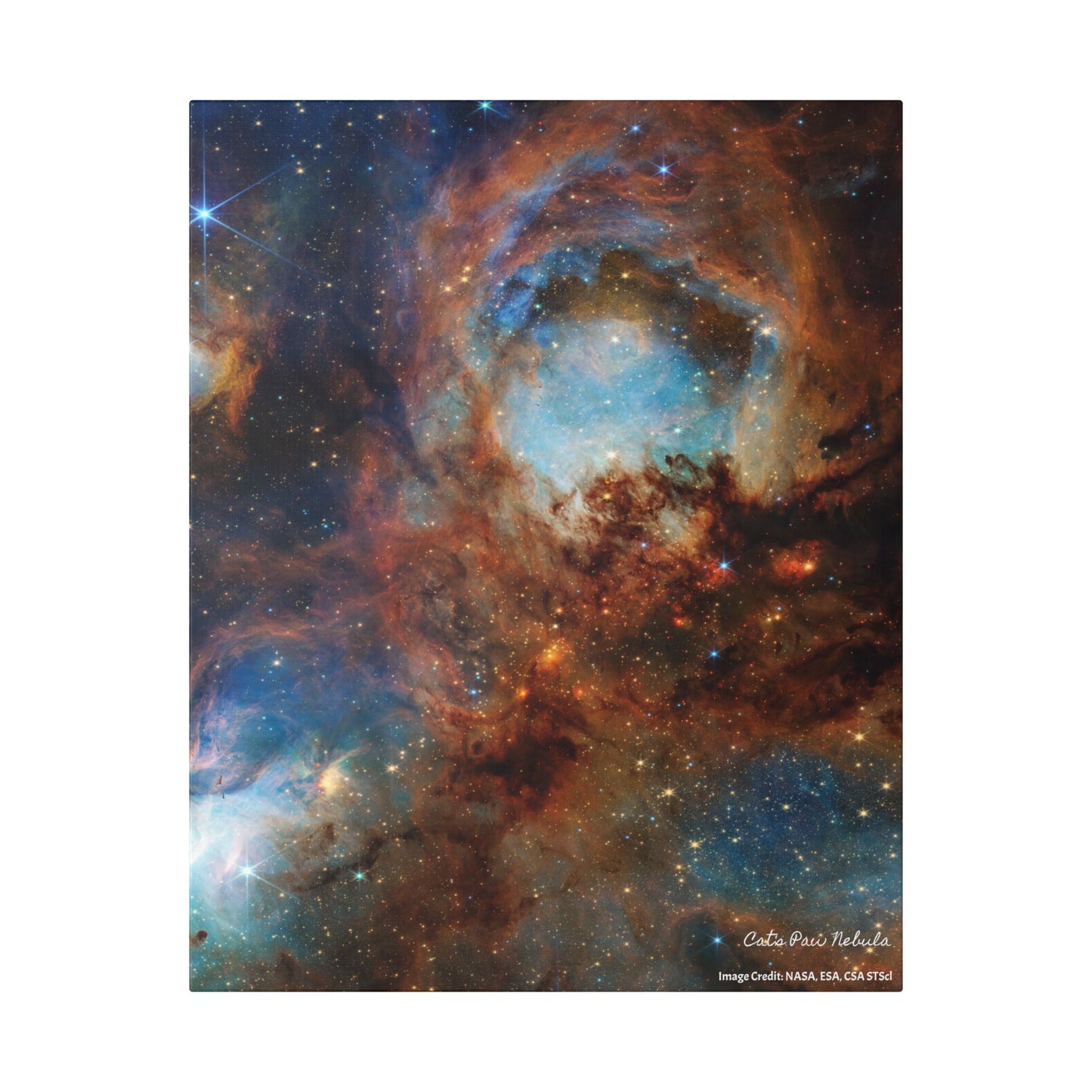 Cat’s Paw Nebula, Canvas Wall Art