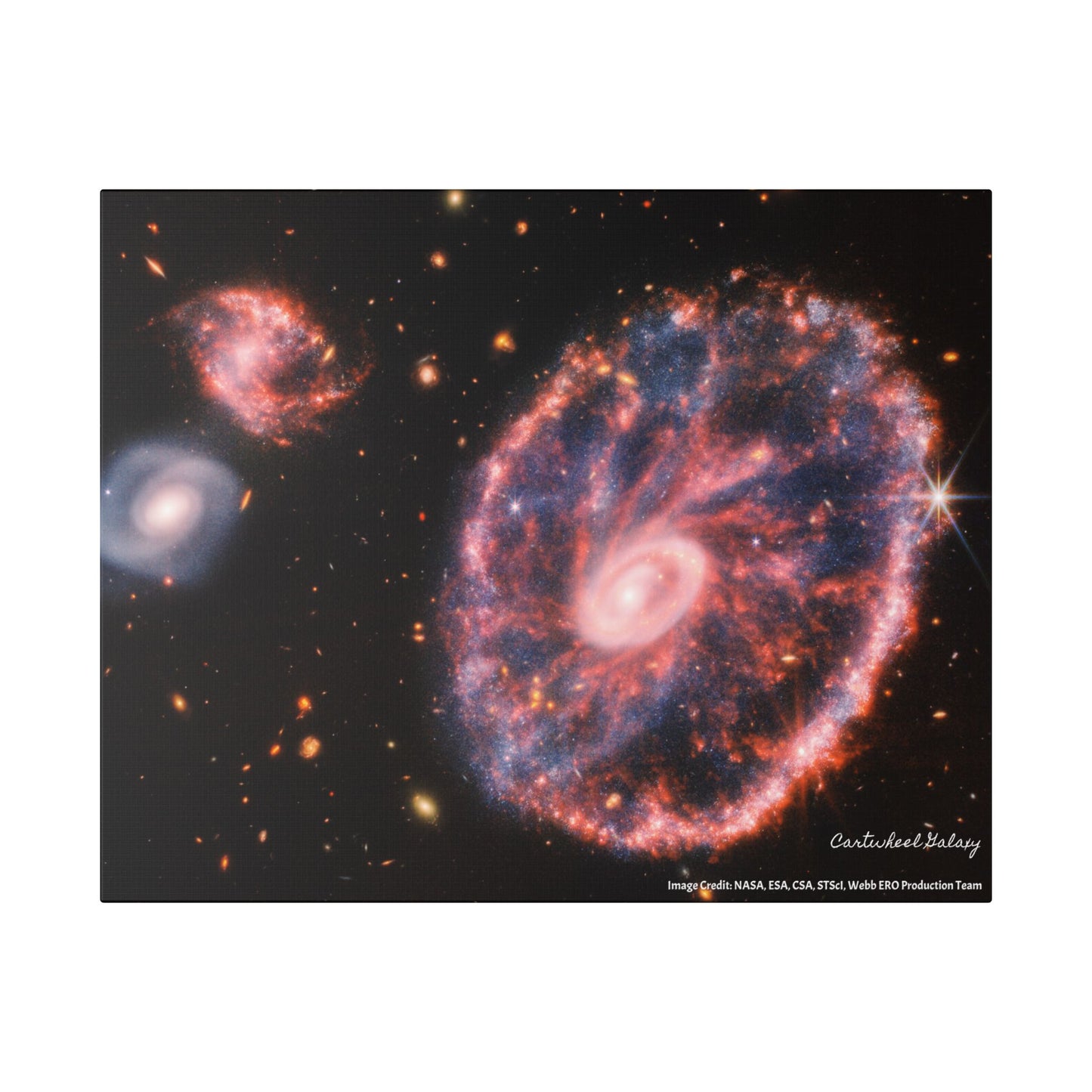 Cartwheel Galaxy, Canvas Wall Art