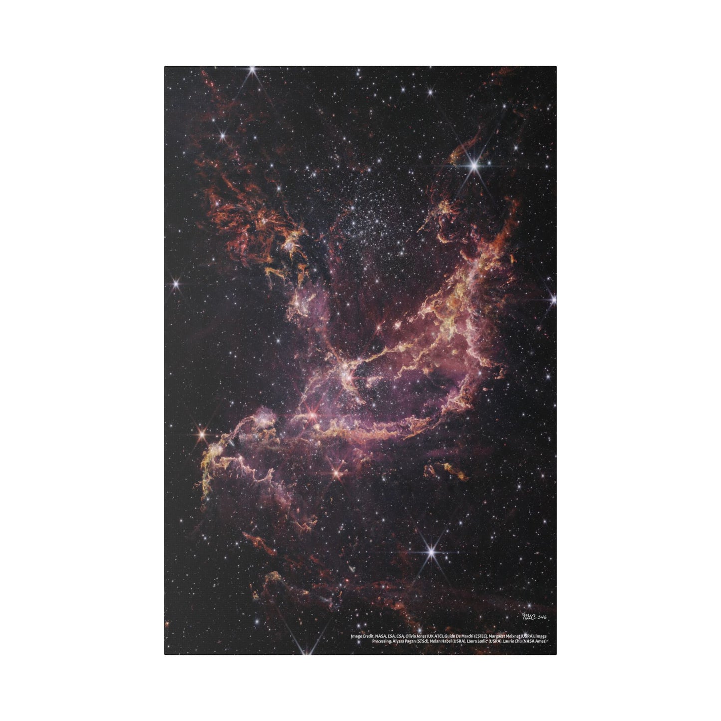 NGC 346, Canvas Wall Art