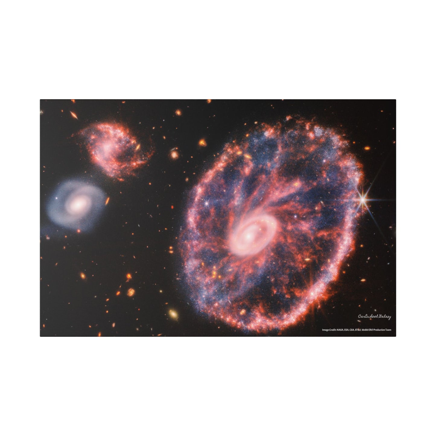Cartwheel Galaxy, Canvas Wall Art