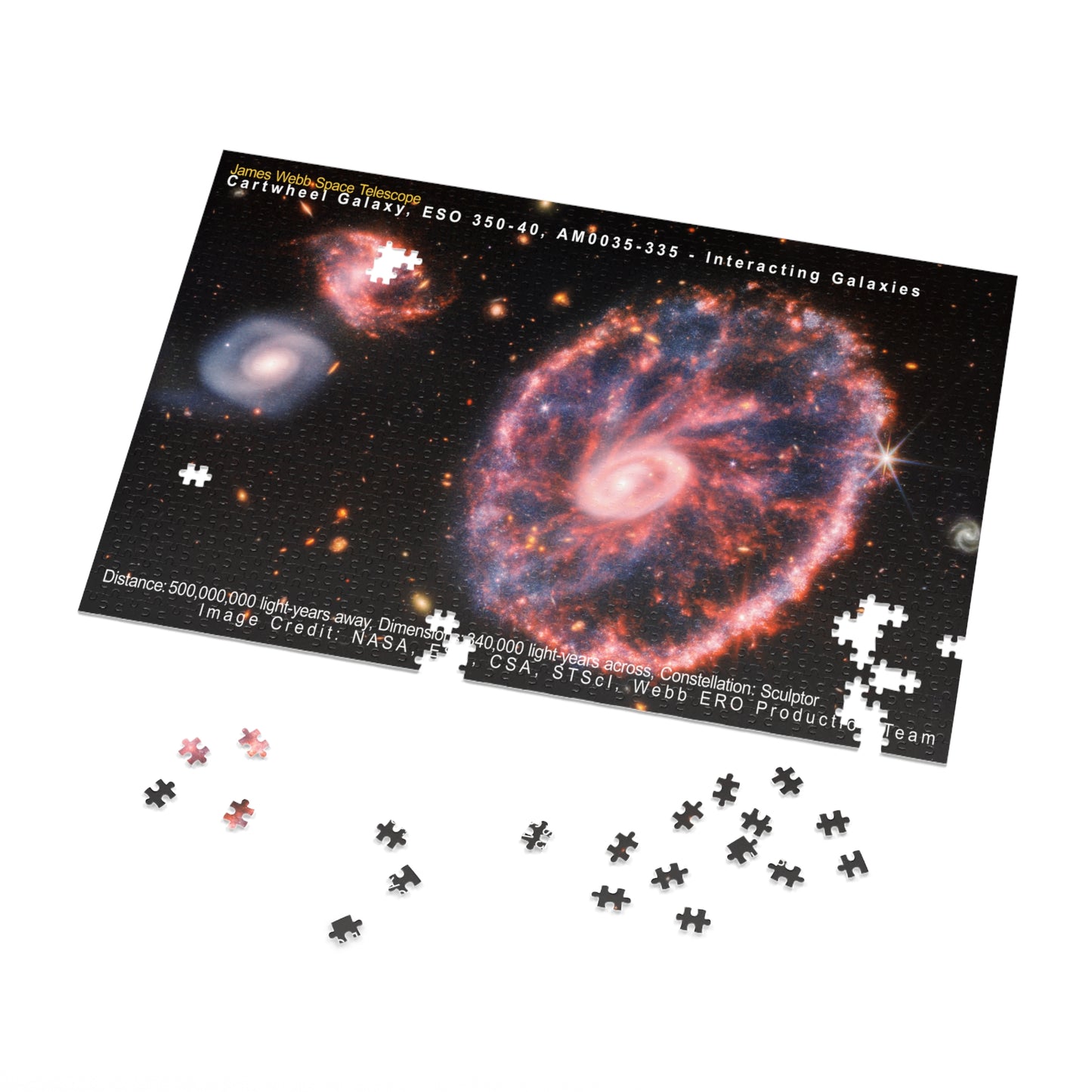 Cartwheel Galaxy - Jigsaw Puzzle