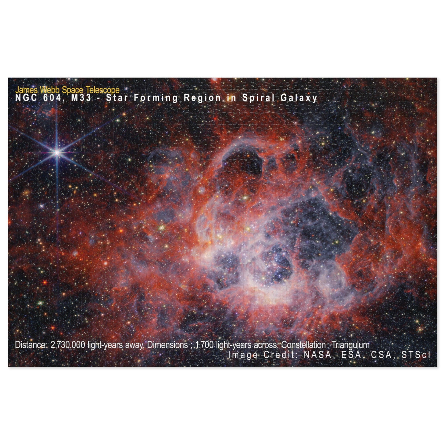 NGC 604 - Jigsaw Puzzle