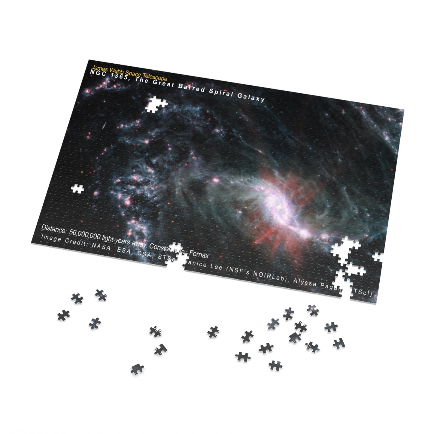 The Great Barred Spiral Galaxy - Jigsaw Puzzle