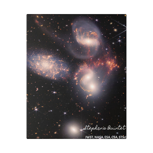 Stephan's Quintet, Canvas Wall Art