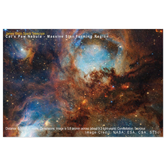 Cat's Paw Nebula, Jigsaw Puzzle