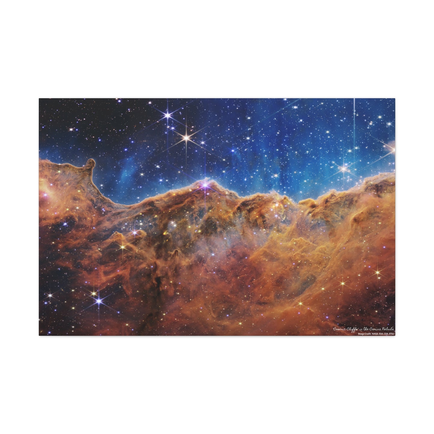 "Cosmic Cliffs" in the Carina Nebula