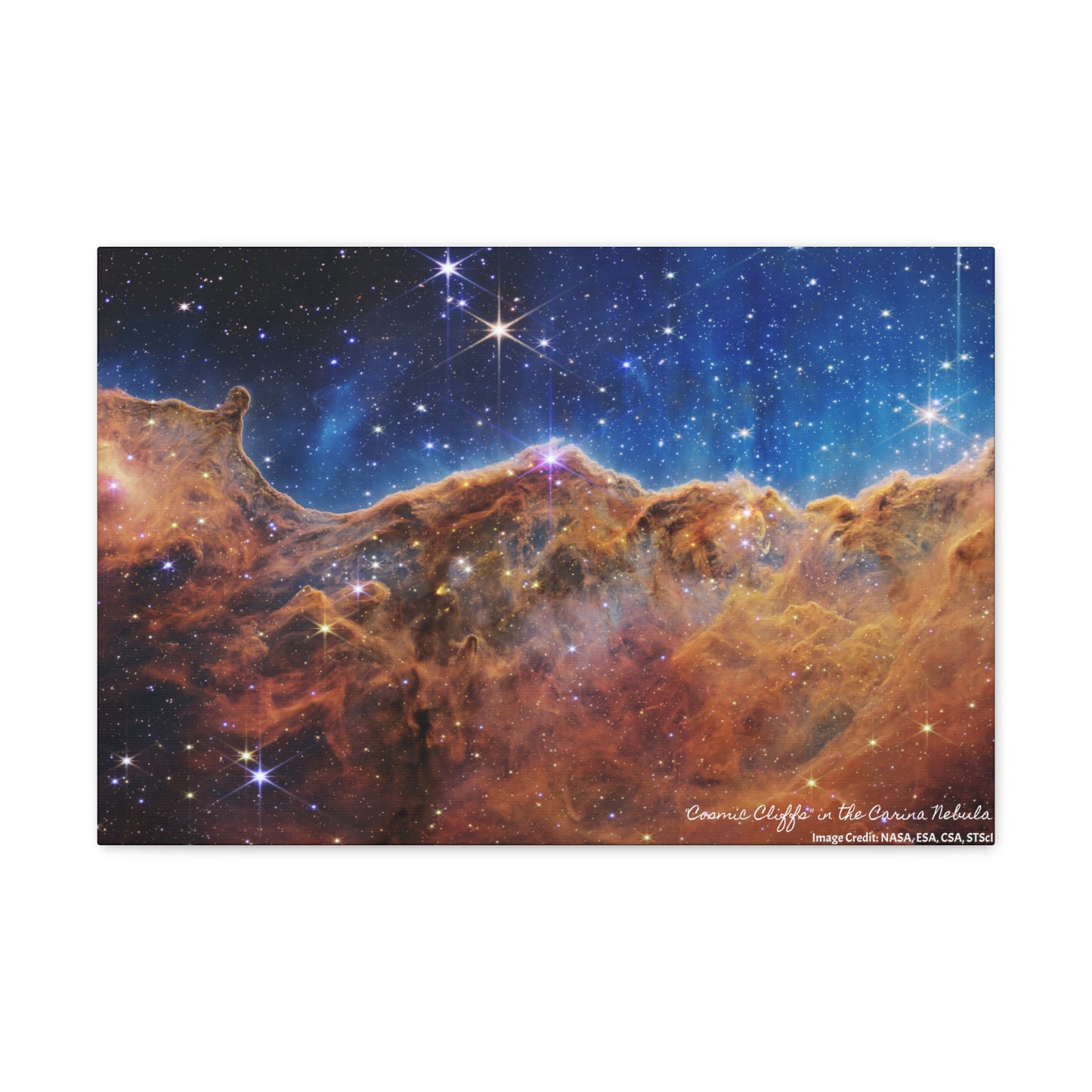 "Cosmic Cliffs" in the Carina Nebula