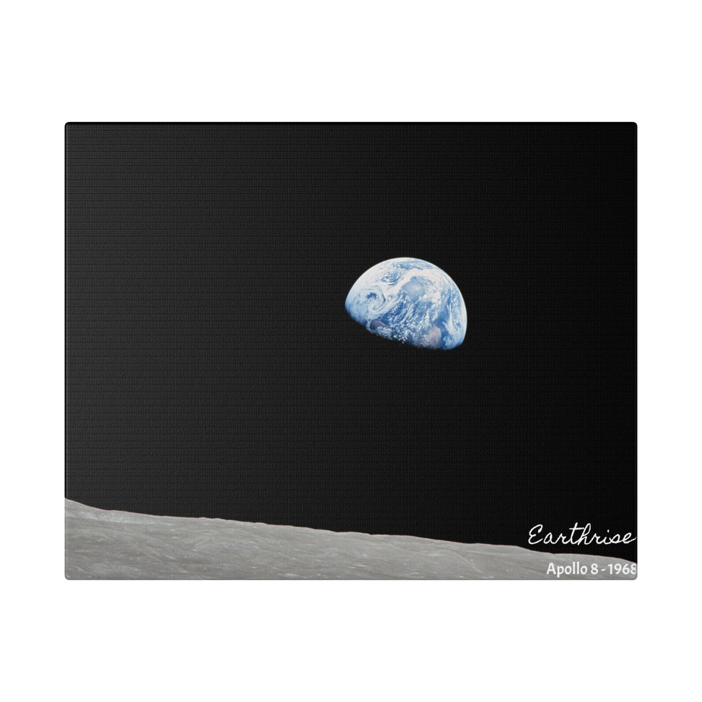 Earthrise, Canvas Wall Art