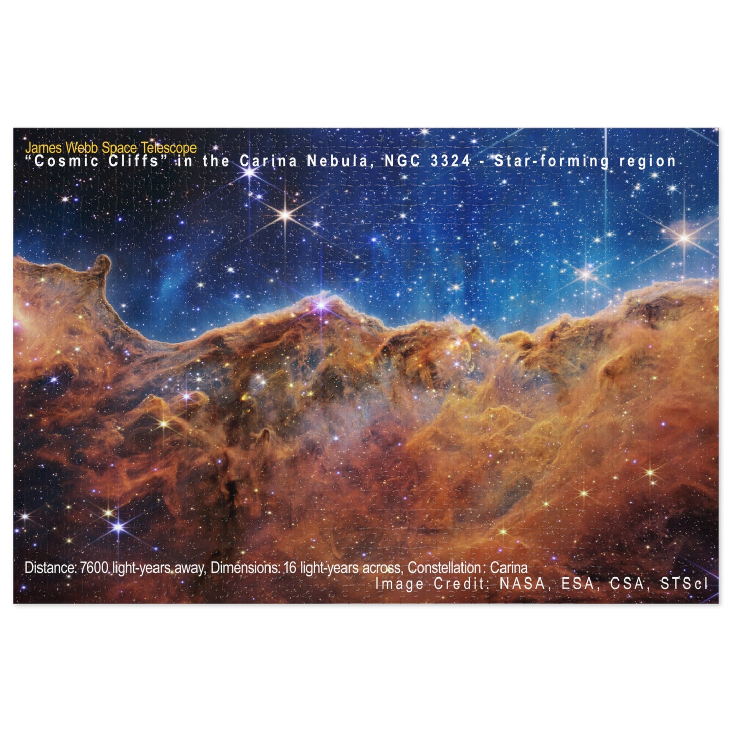 Carina Nebula - Jigsaw Puzzle