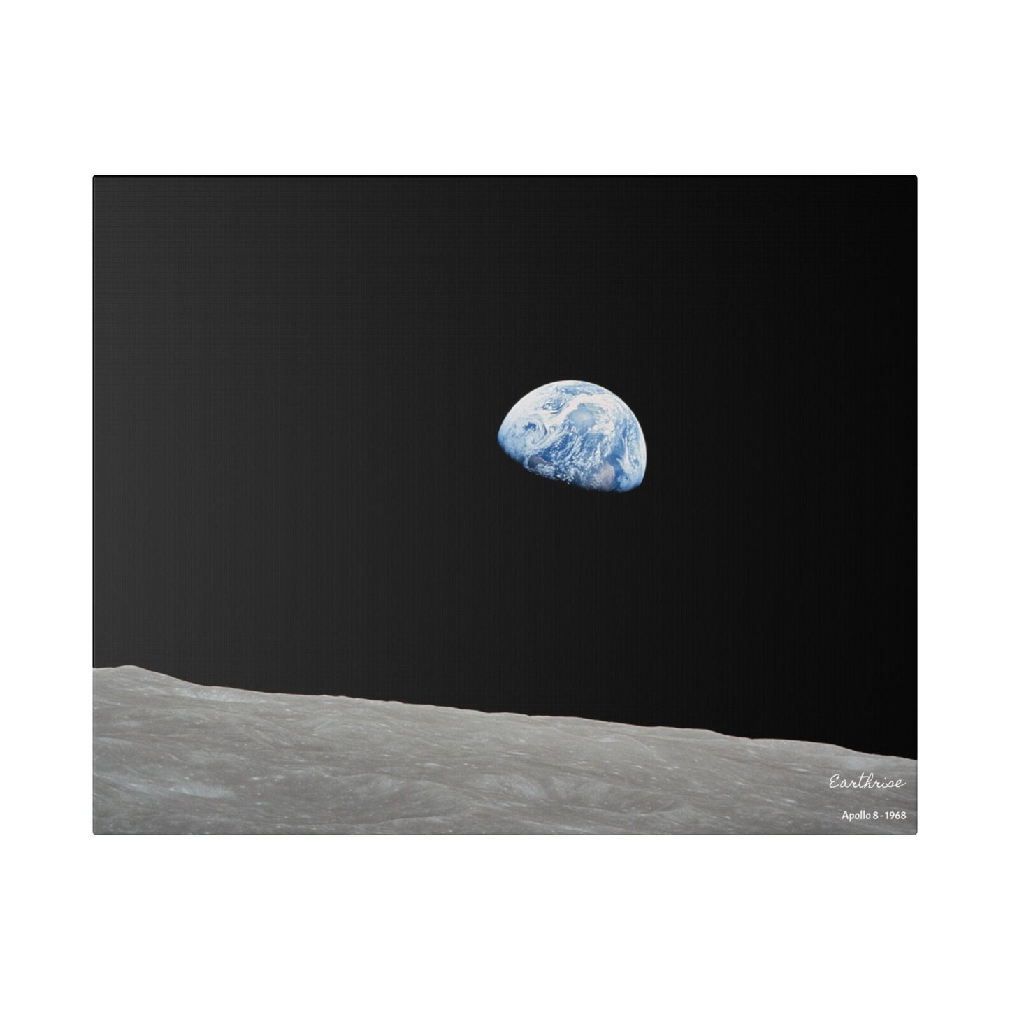 Earthrise, Canvas Wall Art