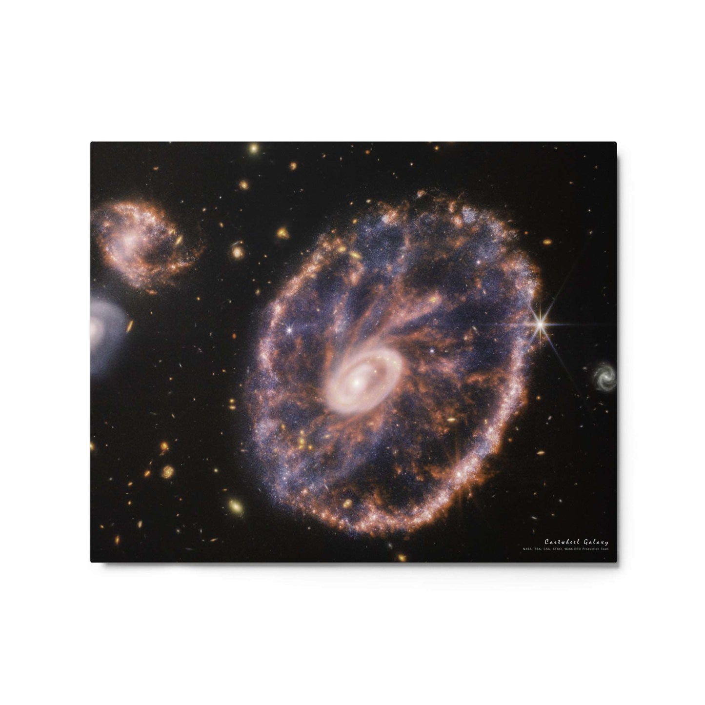 Cartwheel Galaxy, Metal Prints