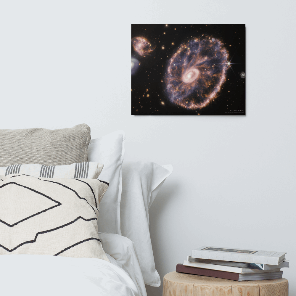 Cartwheel Galaxy, Metal Prints