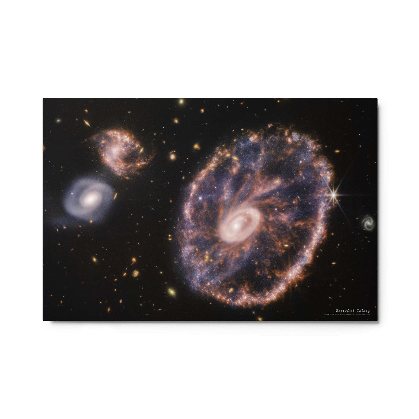 Cartwheel Galaxy, Metal Prints